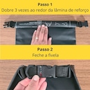 Bolsa Saco Estanque DK A Prova D'água Reforçada Impermeável com Alça 10 Litros - Foto 6