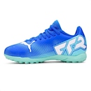 Chuteira Society Puma Future 7 Play TT V Infantil - Foto 2