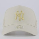 Boné Aba Curva New Era MLB New York Yankees Wmns Metallic Trucker 940 - Foto 2