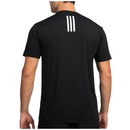 Camiseta adidas Own The Run 3 Listras Masculina - Foto 2