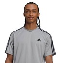 Camiseta adidas Essentials 3 Listras Masculina - Foto 4