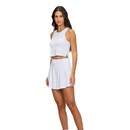 Saia Short Alto Giro Eterna Sobreposta Evase Feminino - Foto 3
