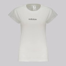 Camiseta adidas Small Logo Linear Feminina - Foto 1