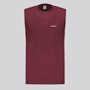 Camiseta Regata Nicoboco Machão Basic Dokos Bordô Masculina - Foto 1
