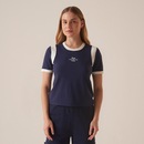 Blusa Fila Ribbed Letter Retro Feminina - Foto 1
