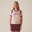 Blusa Fila Ribbed Letter Retro Feminina - Foto 1