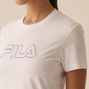 Camiseta Fila Regular Basic Outline Feminina - Foto 4