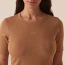 Camiseta Fila Regular Essentials Canelada Feminina - Foto 4