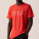 Camiseta Fila Regular Letter Outline Masculina - Foto 4