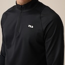 Camiseta Manga Longa Fila Meio Ziper Outdoor II Masculina - Foto 4