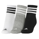 Meia Adidas Cano Baixo Cushioned Sportswear 35 ao 37 - Pack com 3 Pares - Foto 3