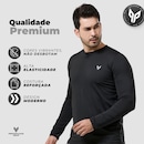Kit 2 Camisa Térmica Masculina Manga Longa com Proteção UPF50 Performance Wear - Foto 3