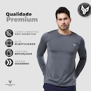 Kit 2 Camisa Térmica Masculina Manga Longa com Proteção UPF50 Performance Wear - Foto 3