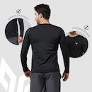Kit 2 Camisa Térmica Masculina Manga Longa com Proteção UPF50 Performance Wear - Foto 4