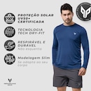 Kit 2 Camisa Térmica Masculina Manga Longa com Proteção UPF50 Performance Wear - Foto 2