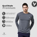 Kit 2 Camisa Térmica Masculina Manga Longa com Proteção UPF50 Performance Wear - Foto 3