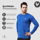 Kit 2 Camisa Térmica Masculina Manga Longa com Proteção UPF50 Performance Wear - Foto 3