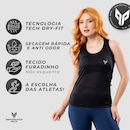 Camiseta Regata Feminina Academia Dry Fit Blusa Fitness Performance Wear - Foto 2