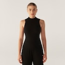 Camiseta Regata Fila Gola Alta Rib Feminina - Foto 1