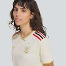 Camiseta do Flamengo III 25/26 adidas Cropped Feminina - Foto 6