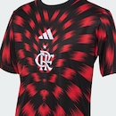 Camiseta do Flamengo 25/26 Pré Jogo adidas Juvenil - Foto 4