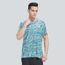 Camiseta adidas Own The Run AOP Masculina - Foto 1