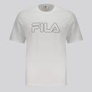 Camiseta Fila Regular Letter Outline Masculina - Foto 1