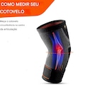Cotoveleira Elástica Gold Sports 3D Premium Compressão Com Bandagem Ajustável - 1 unidade - Foto 7