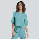 Camiseta Cropped adidas 3S Feminina - Foto 1