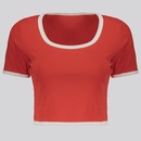 Camiseta Cropped Fila Rib Feminina - Foto 1
