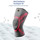 Joelheira Elástica Gold Sports Com Protetor de Patela e Suporte Lateral - 1 unidade - Foto 3