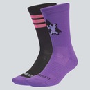 Meia Cano Alto adidas Pride Crew - 2 Pares - Unissex - Foto 1