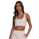 Top Regata Alto Giro Moletom Feminino - Foto 1