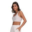 Top Regata Alto Giro Moletom Feminino - Foto 2