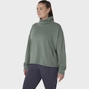 Blusão ASICS Nagino French Terry Gola Alta - Feminino - Foto 2