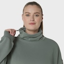 Blusão ASICS Nagino French Terry Gola Alta - Feminino - Foto 4