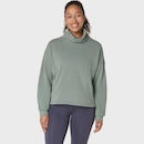 Blusão ASICS Nagino French Terry Gola Alta - Feminino - Foto 8