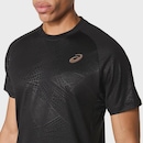 Camiseta ASICS Match Night Energy - Masculino - Preto - ASICS - Masculino - Foto 4