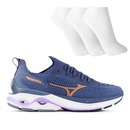 Tênis Mizuno Wave Mirai 7 Feminino + 3 Pares de Meias - Foto 1