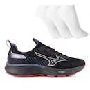 Tênis Mizuno Cool Ride 3 Masculino + 3 Pares de Meias - Foto 6