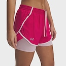 Shorts de Corrida 2 em 1 Under Armour Fly By Feminino - Foto 3