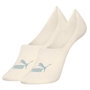 Kit 2 Pares de Meias Cano Curto Puma Invisível Feminina - Foto 2