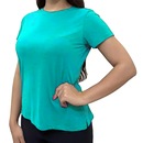 Camiseta Lupo Crepe Lagoon Feminina - Foto 1