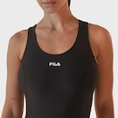 Maiô Natação Fila Longo Tri UV 50 Feminino - Foto 3