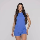 Camiseta Fitness Feminina Cavada Capuz Poliamida - Foto 1