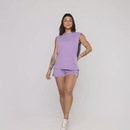Camiseta Fitness Feminina Cavada Capuz Poliamida - Foto 2