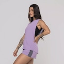 Camiseta Fitness Feminina Cavada Capuz Poliamida - Foto 4