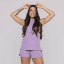 Camiseta Fitness Feminina Cavada Capuz Poliamida - Foto 7