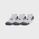 Kit Meia Under Armour Invisível Performance Tech - 3 Pares - Unissex - Foto 1