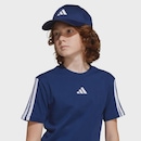 Camiseta Adidas 3 Stripes Essentials Infantil - Foto 3